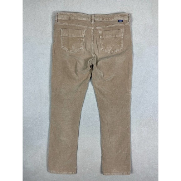 Patagonia Corduroy Womens 30 Pants‎ Straight Leg Regular Fit Brown Stretch - Picture 11 of 12